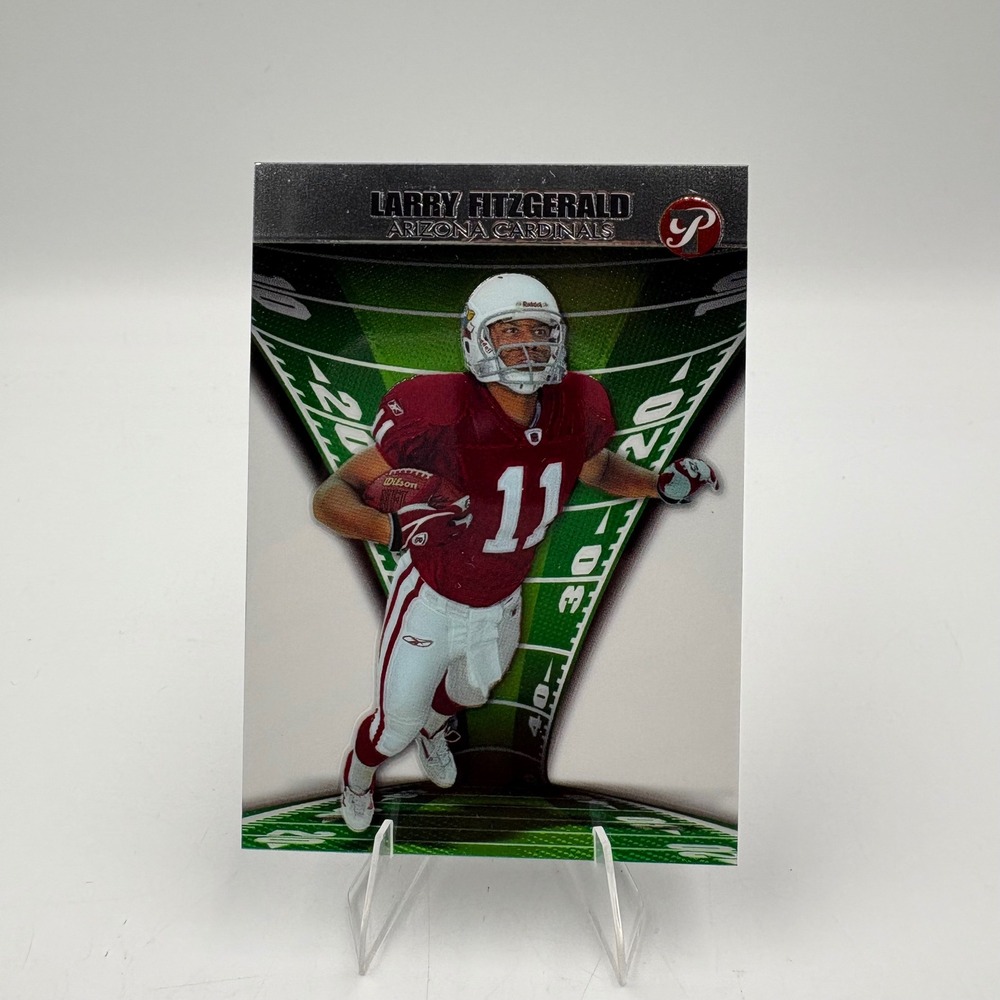 Topps Larry Fitzgerald Football Card (RC) Excellent 2004 Pristine 027/499